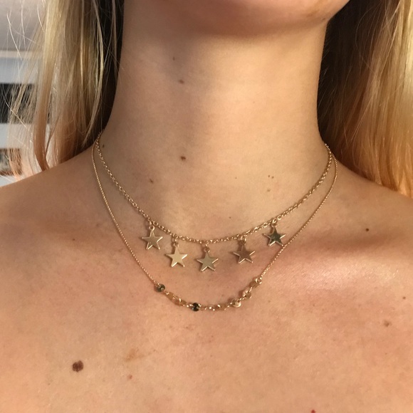 Brandy Melville Jewelry - Double layer star necklace set ✨🌟